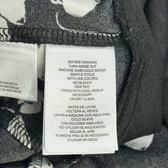 Anne Klein Black White Floral Cap Sleeve V-Neck Midi Dress Womens Size 6 Career - Picture 9 of 12